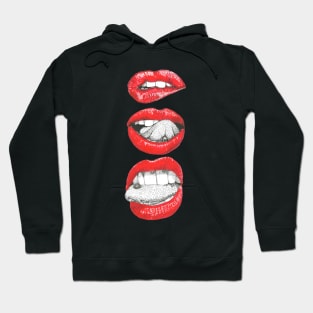 Feminine lips Hoodie